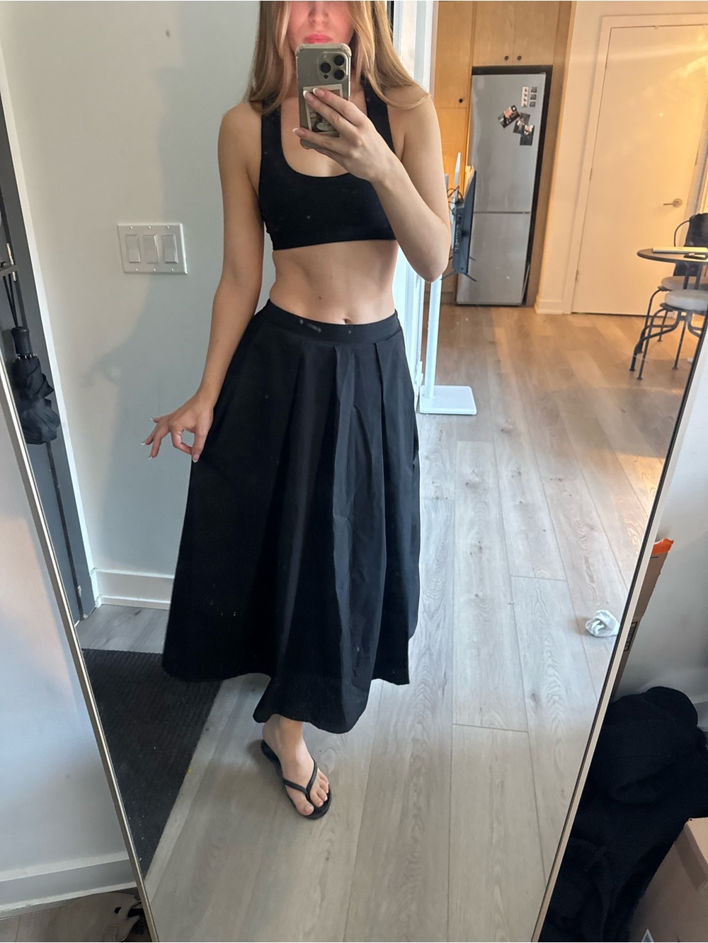 Black A-Line Skirt - Classic Women's Skirt